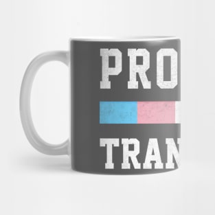 Protect Trans Kids - Trans Flag Design Mug